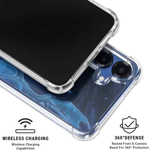 Ed Beard Jr. Winter Spirit Dragon by Ed Beard Jr Galaxy S25 Clear Case
