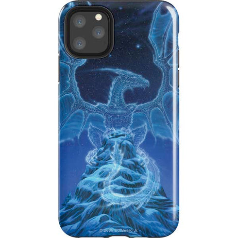 Ed Beard Jr. Winter Spirit Dragon by Ed Beard Jr iPhone Cases