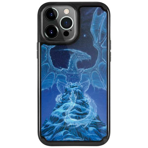 Ed Beard Jr. Winter Spirit Dragon by Ed Beard Jr iPhone Cases