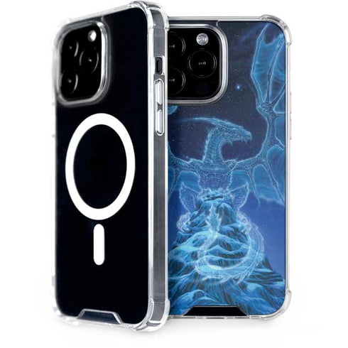 Ed Beard Jr. Winter Spirit Dragon by Ed Beard Jr iPhone Cases