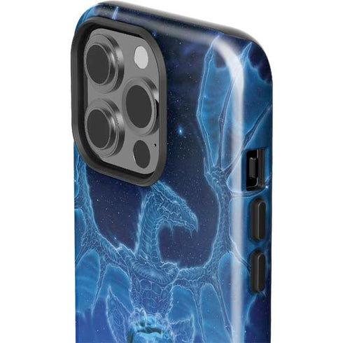 Ed Beard Jr. Winter Spirit Dragon by Ed Beard Jr iPhone 15 Pro Impact Case