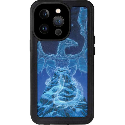 Ed Beard Jr. Winter Spirit Dragon by Ed Beard Jr iPhone 15 Pro Waterproof Case