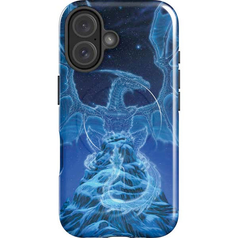 Ed Beard Jr. Winter Spirit Dragon by Ed Beard Jr iPhone 16 Magsafe Impact Case