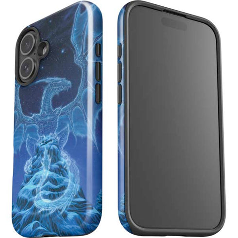 Ed Beard Jr. Winter Spirit Dragon by Ed Beard Jr iPhone 16 Plus Impact Case
