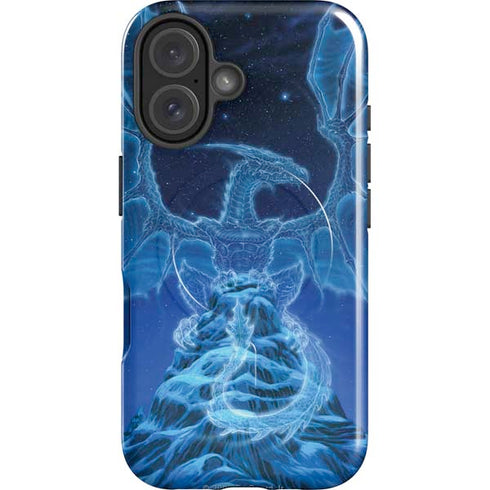 Ed Beard Jr. Winter Spirit Dragon by Ed Beard Jr iPhone 16 Plus Magsafe Impact Case