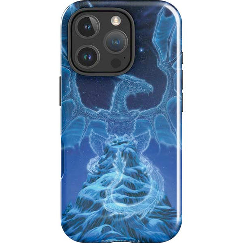 Ed Beard Jr. Winter Spirit Dragon by Ed Beard Jr iPhone 16 Pro Impact Case