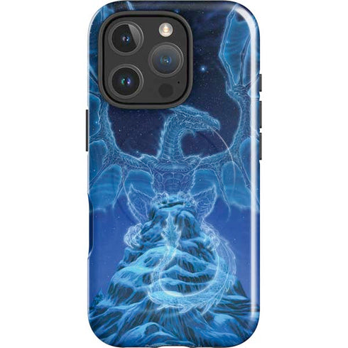 Ed Beard Jr. Winter Spirit Dragon by Ed Beard Jr iPhone 16 Pro Magsafe Impact Case