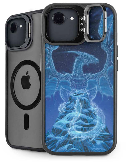 Ed Beard Jr. Winter Spirit Dragon by Ed Beard Jr iPhone 16e Kickstand Case