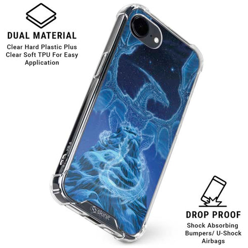 Ed Beard Jr. Winter Spirit Dragon by Ed Beard Jr iPhone 16e Clear Case