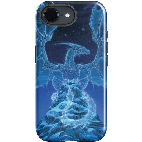 Ed Beard Jr. Winter Spirit Dragon by Ed Beard Jr iPhone 16e Impact Case