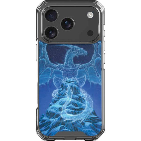 Ed Beard Jr. Winter Spirit Dragon by Ed Beard Jr iPhone 18 Pro Clear Case