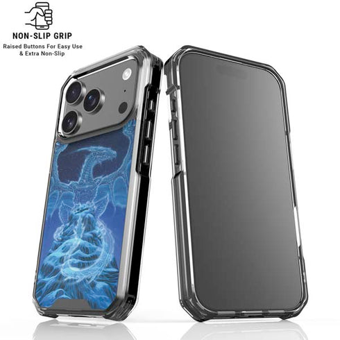 Ed Beard Jr. Winter Spirit Dragon by Ed Beard Jr iPhone 18 Pro Clear Case
