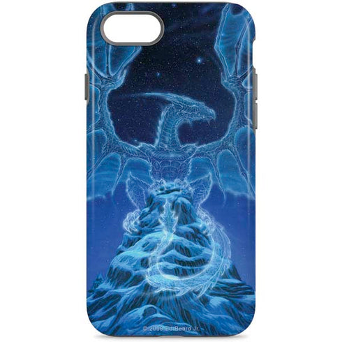 Ed Beard Jr. Winter Spirit Dragon by Ed Beard Jr iPhone Cases