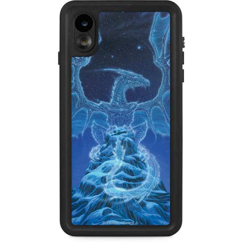 Ed Beard Jr. Winter Spirit Dragon by Ed Beard Jr iPhone Cases