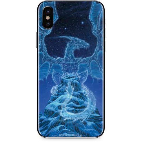 Ed Beard Jr. Winter Spirit Dragon by Ed Beard Jr iPhone XS Skin