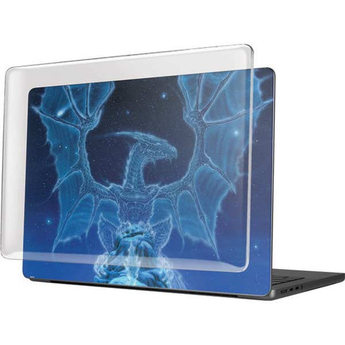 Ed Beard Jr. Winter Spirit Dragon by Ed Beard Jr MacBook Pro 14in (2021-24) Case plus Skin