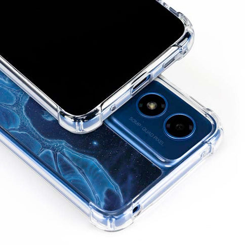 Ed Beard Jr. Winter Spirit Dragon by Ed Beard Jr Moto G 5G (2024) Clear Case