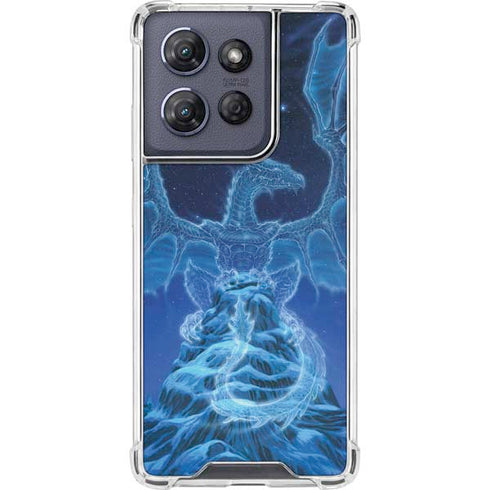 Ed Beard Jr. Winter Spirit Dragon by Ed Beard Jr Moto G Play 5G (2025) Clear Case