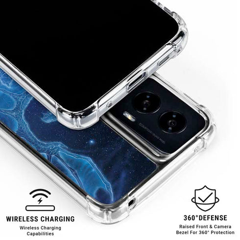 Ed Beard Jr. Winter Spirit Dragon by Ed Beard Jr Moto G Power 5G (2024) Clear Case