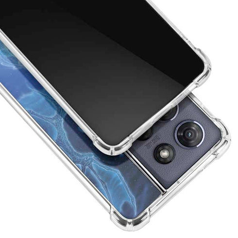 Ed Beard Jr. Winter Spirit Dragon by Ed Beard Jr Moto G Stylus 5G (2025) Clear Case