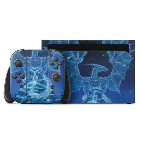 Ed Beard Jr. Winter Spirit Dragon by Ed Beard Jr Nintendo Skins