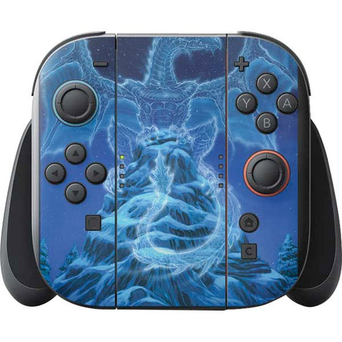 Ed Beard Jr. Winter Spirit Dragon by Ed Beard Jr Nintendo Switch 2 (2025) with Joy-Con Skin