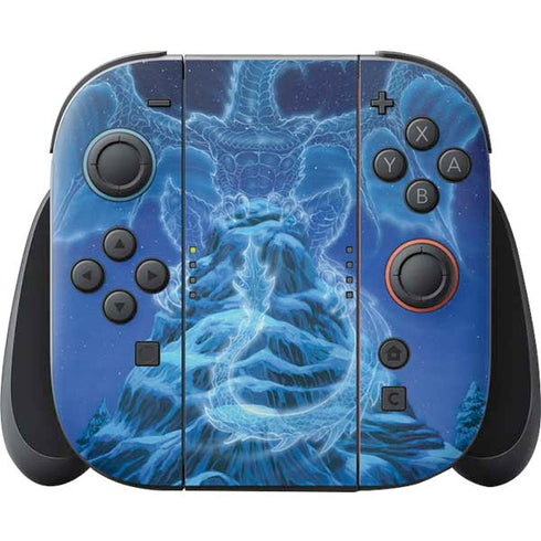 Ed Beard Jr. Winter Spirit Dragon by Ed Beard Jr Nintendo Skins