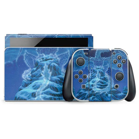 Ed Beard Jr. Winter Spirit Dragon by Ed Beard Jr Nintendo Skins