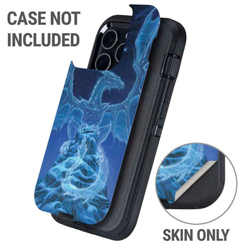 Ed Beard Jr. Winter Spirit Dragon by Ed Beard Jr Otterbox Defender iPhone Skin