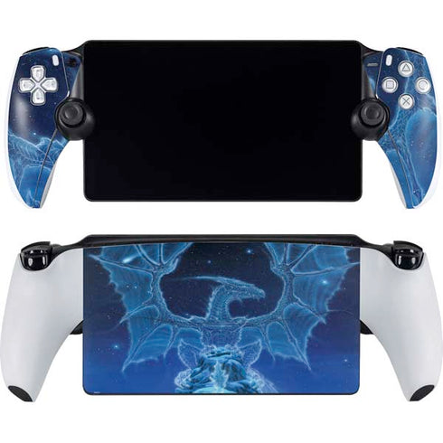 Ed Beard Jr. Winter Spirit Dragon by Ed Beard Jr PlayStation Portal Remote Player Skin
