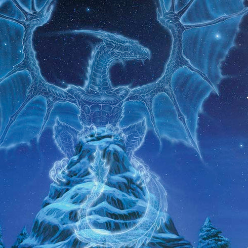 Ed Beard Jr. Winter Spirit Dragon by Ed Beard Jr PS4 Console Skin