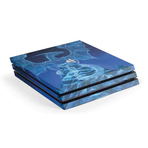 Ed Beard Jr. Winter Spirit Dragon by Ed Beard Jr PS4 Pro Console Skin
