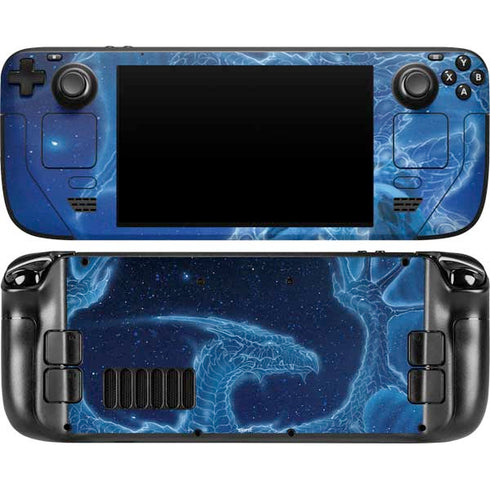 Ed Beard Jr. Winter Spirit Dragon by Ed Beard Jr Steam Deck Handheld Gaming Computer OLED Skin