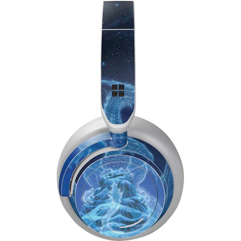 Ed Beard Jr. Winter Spirit Dragon by Ed Beard Jr Surface Headphones Skin