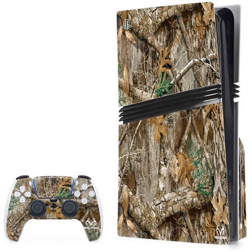 RealTree Edge Camo PS5 Pro Disk Bundle Skin
