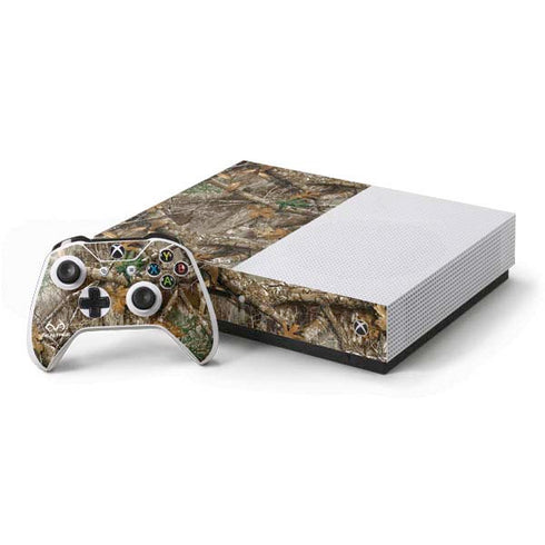 RealTree Edge Camo Xbox One S Console and Controller Bundle Skin