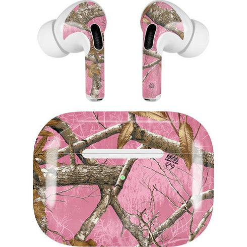 RealTree Edge Pink Camo AirPods Skins