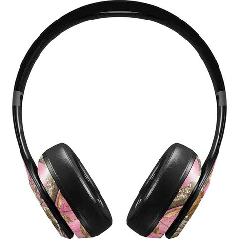 RealTree Edge Pink Camo Beats Solo 4 Wireless Headphones Skin