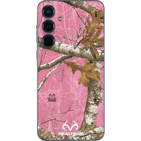 RealTree Edge Pink Camo Galaxy A55 5G Skin