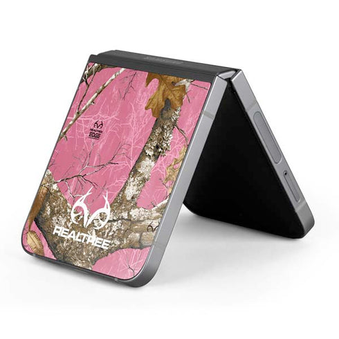 RealTree Edge Pink Camo Galaxy Z Flip6 Skin
