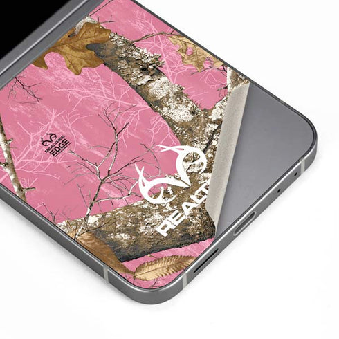 RealTree Edge Pink Camo Galaxy Z Flip6 Skin