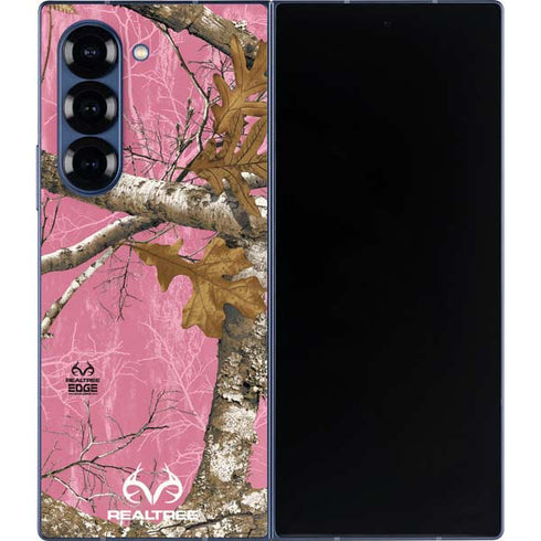 RealTree Edge Pink Camo Galaxy Z Fold6 Skin