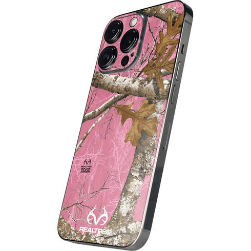 RealTree Edge Pink Camo iPhone 16 Pro Skin