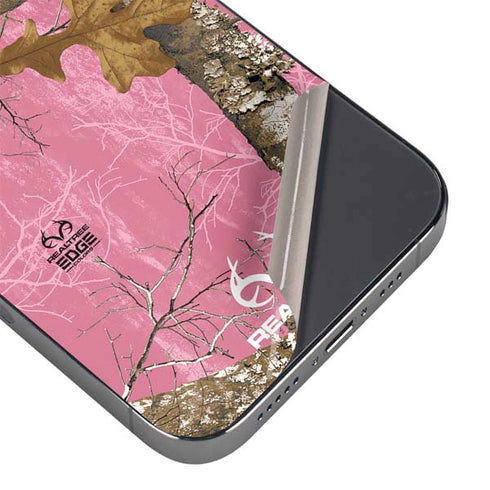 RealTree Edge Pink Camo iPhone 16 Pro Skin