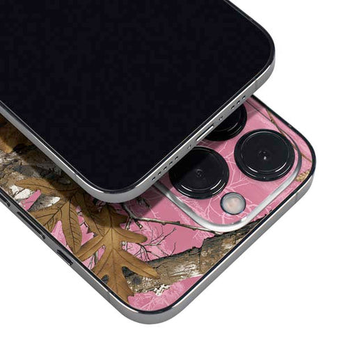 RealTree Edge Pink Camo iPhone 16 Pro Skin