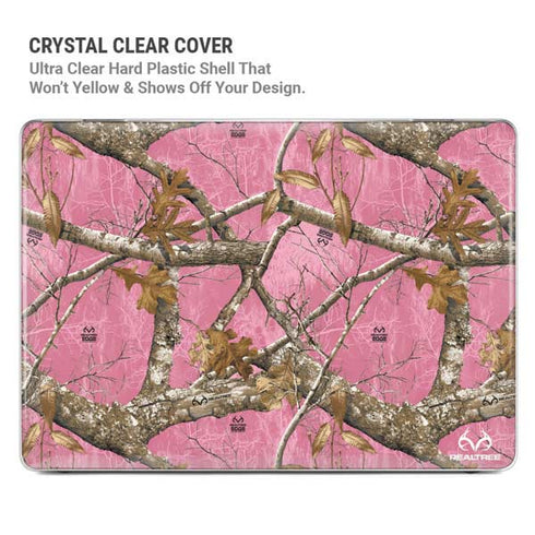 RealTree Edge Pink Camo MacBook Pro 14in (2021-24) Case plus Skin