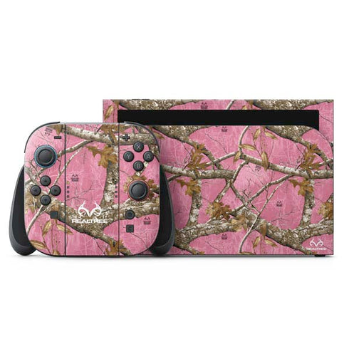 RealTree Edge Pink Camo Nintendo Skins