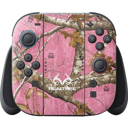 RealTree Edge Pink Camo Nintendo Skins