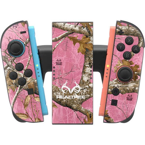 RealTree Edge Pink Camo Nintendo Switch 2 (2025) Joy-Con Controller Skin