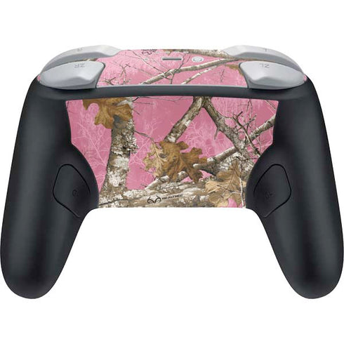 RealTree Edge Pink Camo Nintendo Switch 2 (2025) Pro Controller Skin